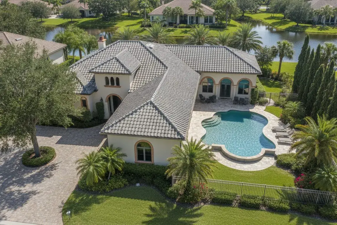 Illustrative Florida home with connected indoor and outdoor spaces